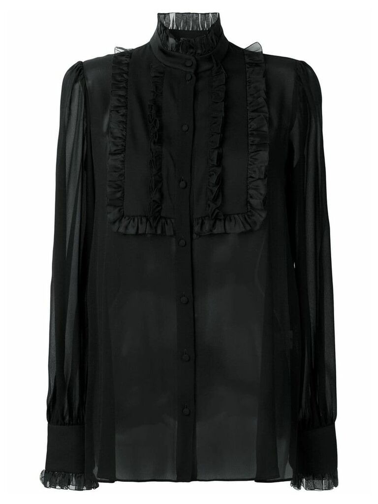 Dolce & Gabbana chiffon blouse - Black