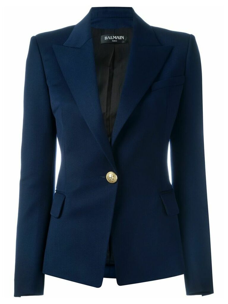 Balmain fitted blazer - Blue