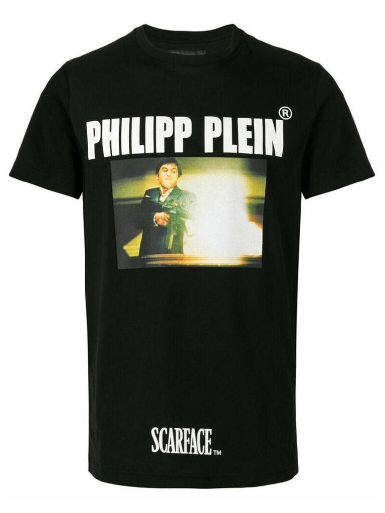 Philipp Plein Scarface print T-shirt - Black