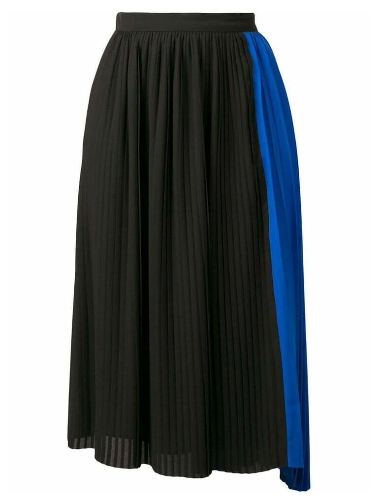 Kenzo pleated asymmetric skirt - Black