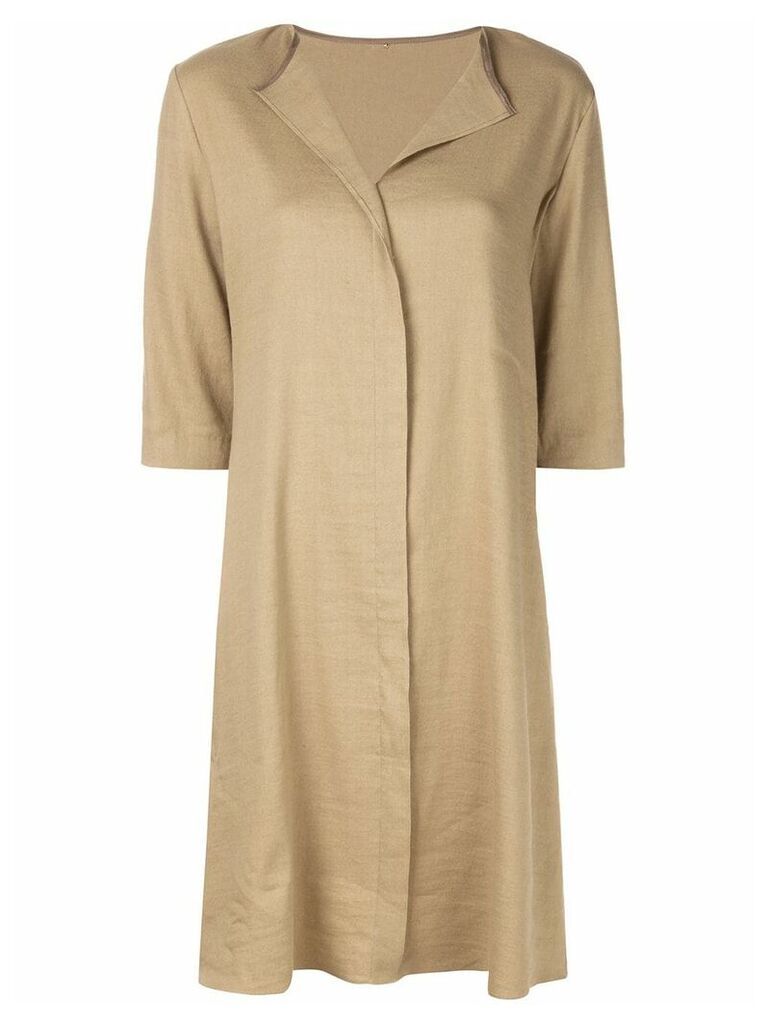 Peter Cohen classic shirt dress - Brown