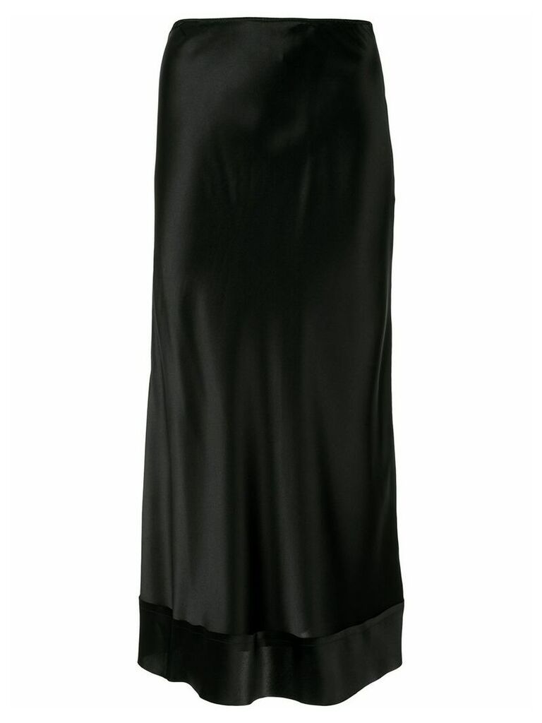 Lee Mathews Stella silk skirt - Black