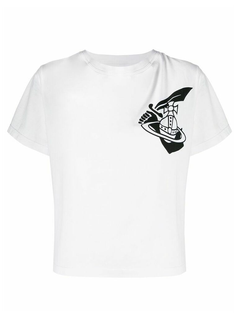Vivienne Westwood Anglomania logo T-shirt - White