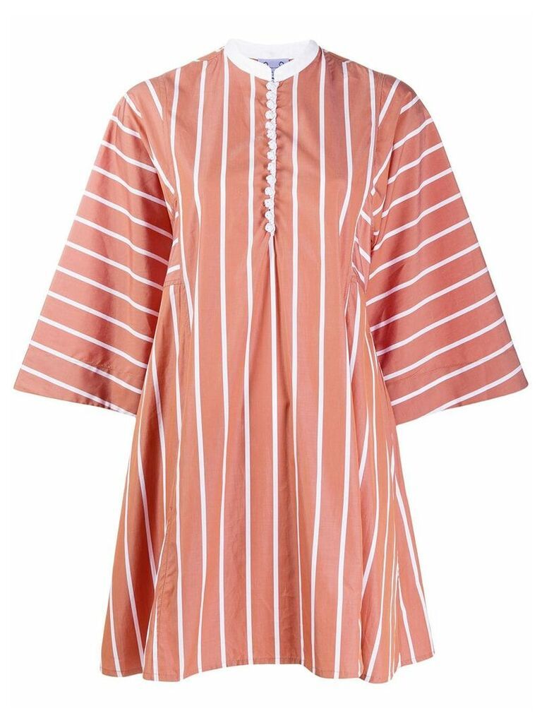 Thierry Colson striped tunic - NEUTRALS