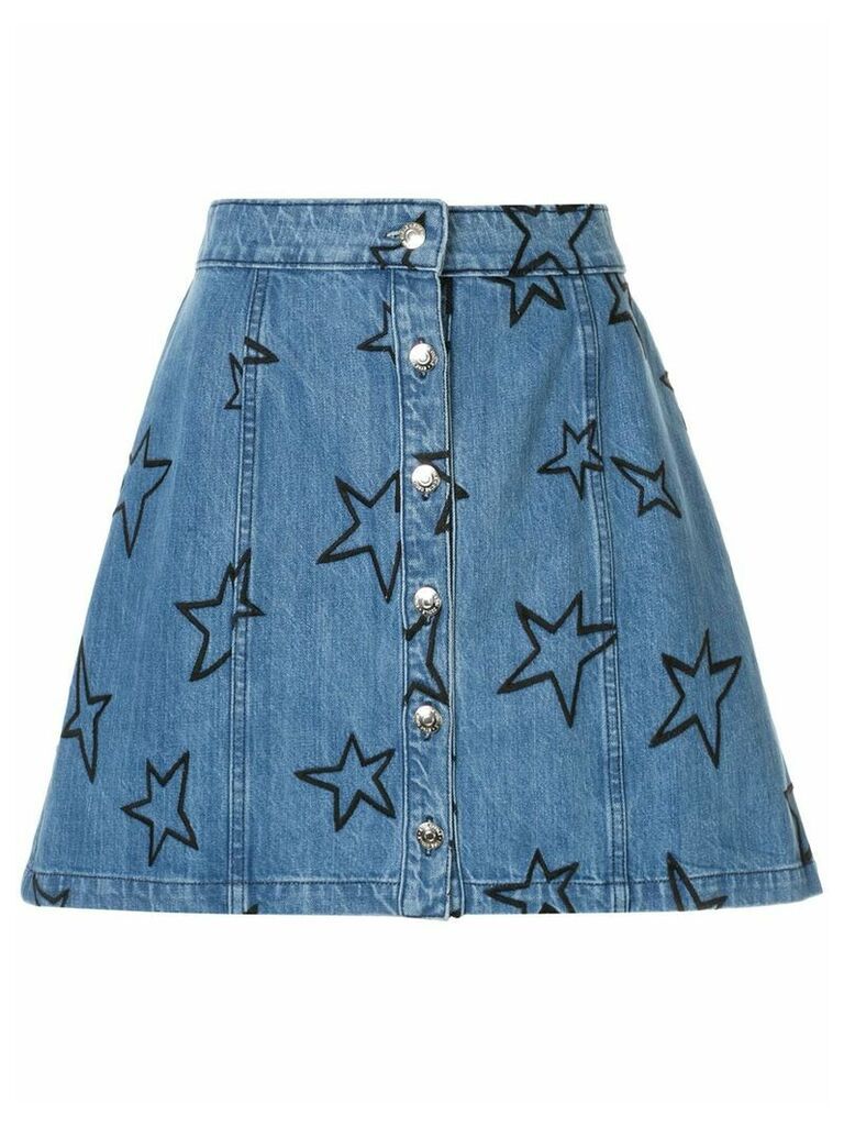 Être Cécile all-over star skirt - Blue