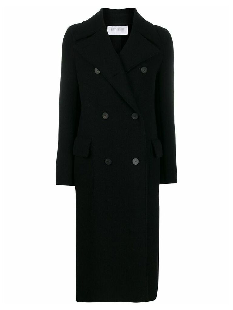 Harris Wharf London double buttoned coat - Black