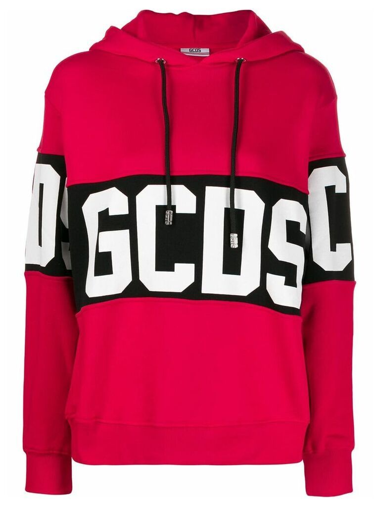 Gcds logo band hoodie - Red