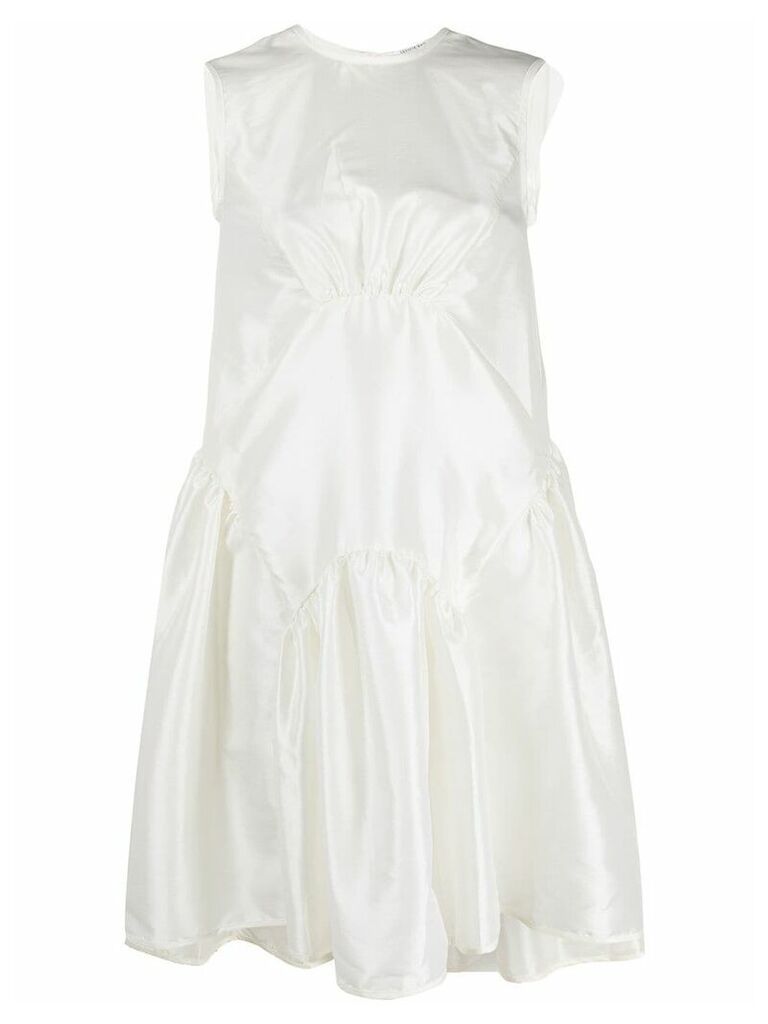 Cecilie Bahnsen panelled smock dress - White