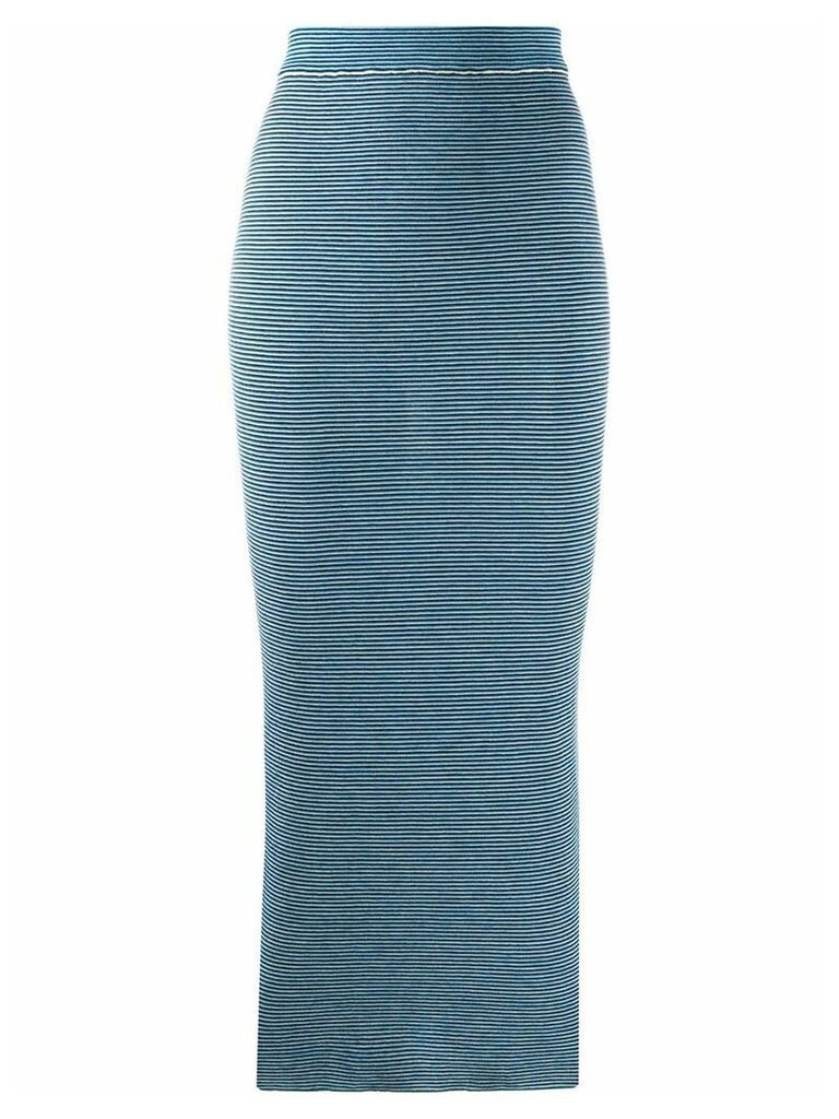Marni knitted pencil skirt - Blue