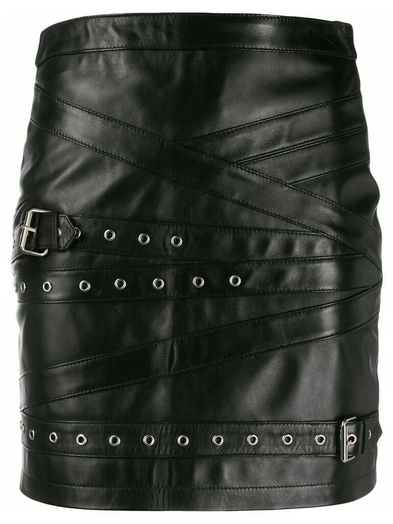 Manokhi double buckle skirt - Black