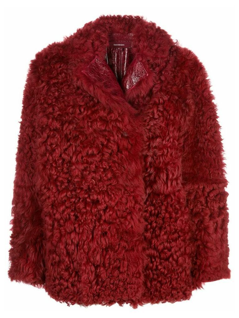 Sies Marjan Pippa reversible shearling coat - Red