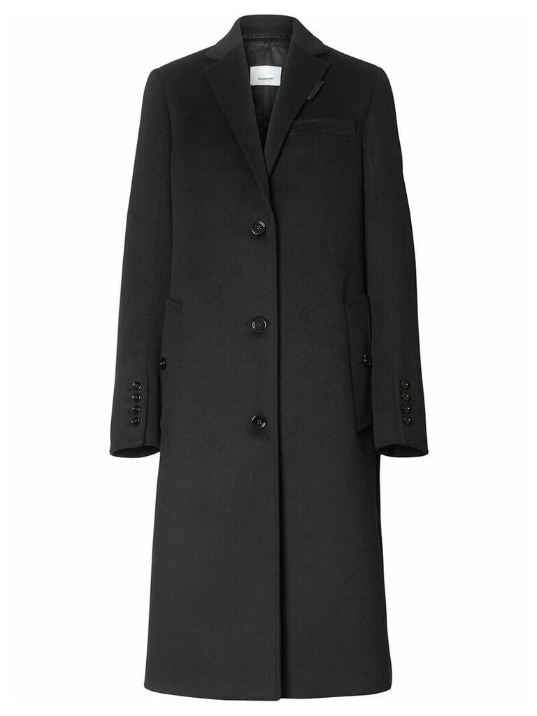 Burberry tailored single-breasted coat - Black