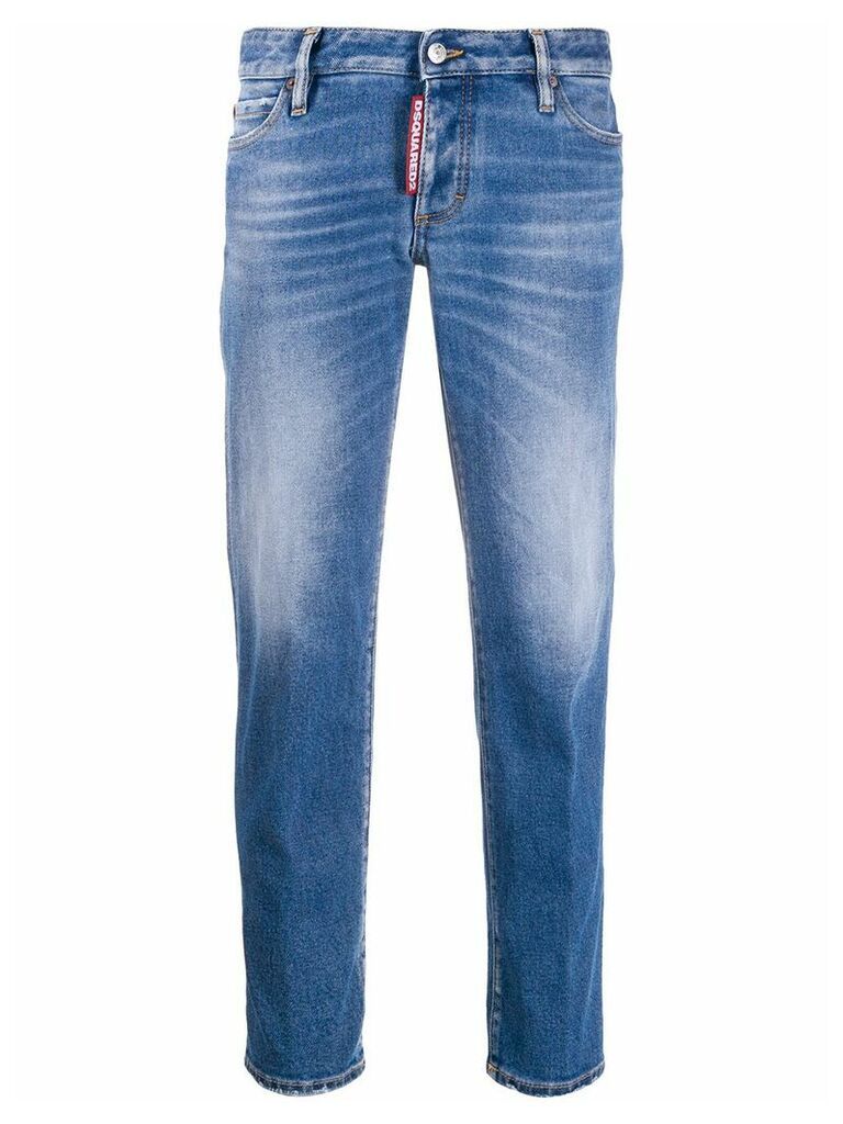 Dsquared2 slim-fit cropped jeans - Blue