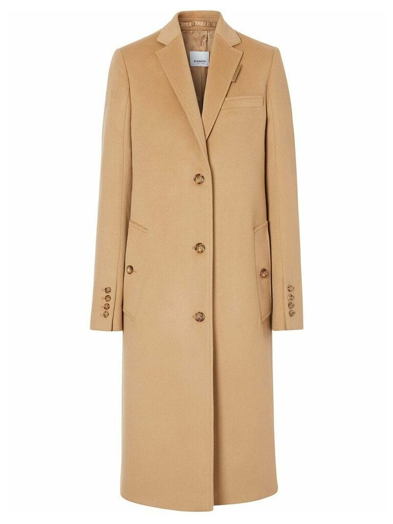 Burberry single-breasted tailored coat - Neutrals