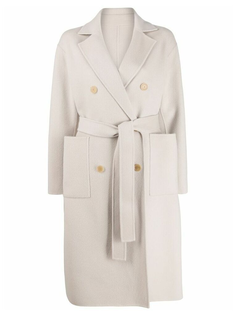 Mackintosh Fortrose belted trench coat - NEUTRALS