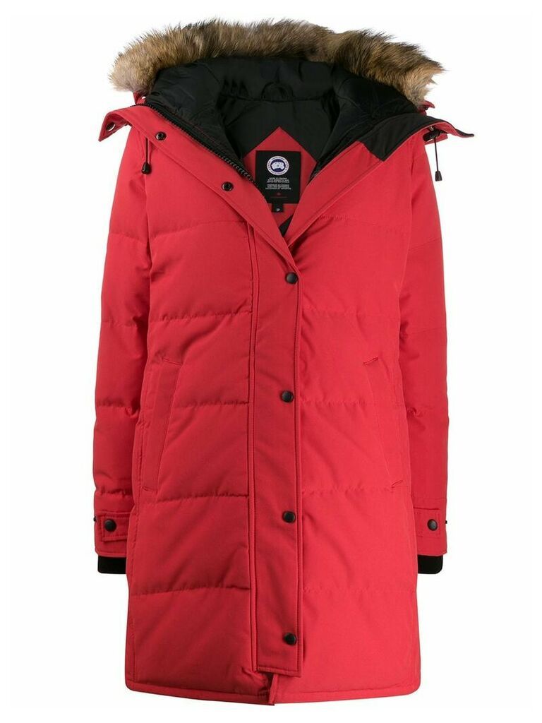 Canada Goose long sleeve padded coat - Red