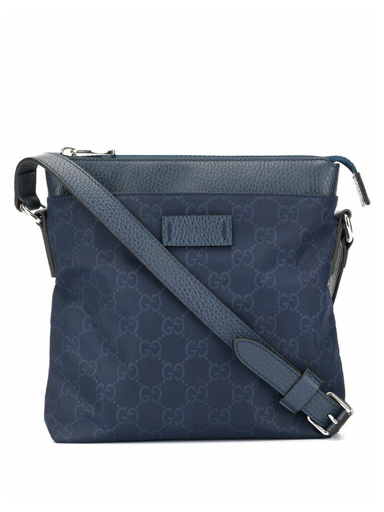Gucci Pre-Owned GG pattern crossbody bag - Blue