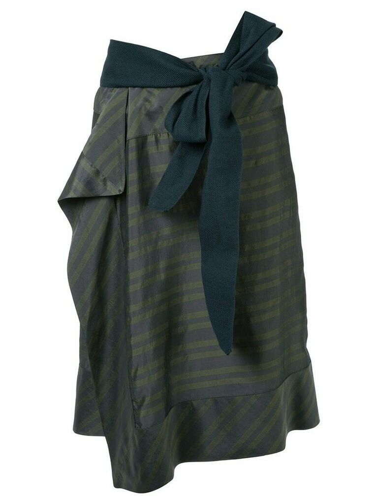 A.F.Vandevorst striped skirt - Green