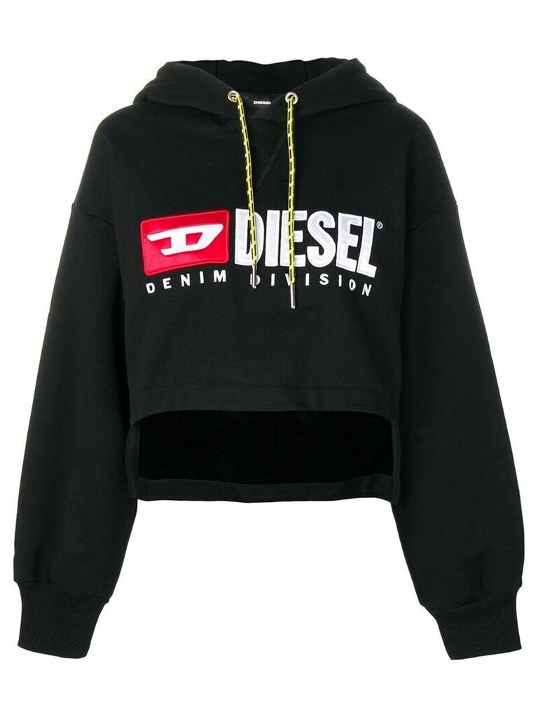 Diesel cropped hoodie - Black