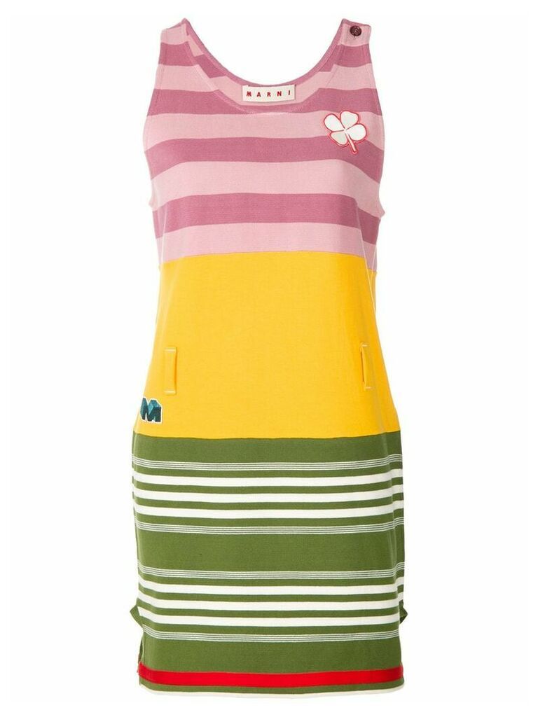 Marni striped day dress - Multicolour