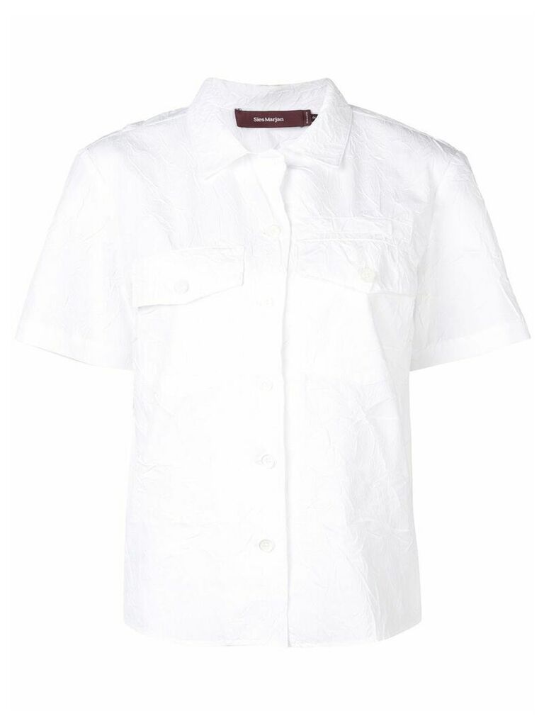 Sies Marjan creased shirt - White