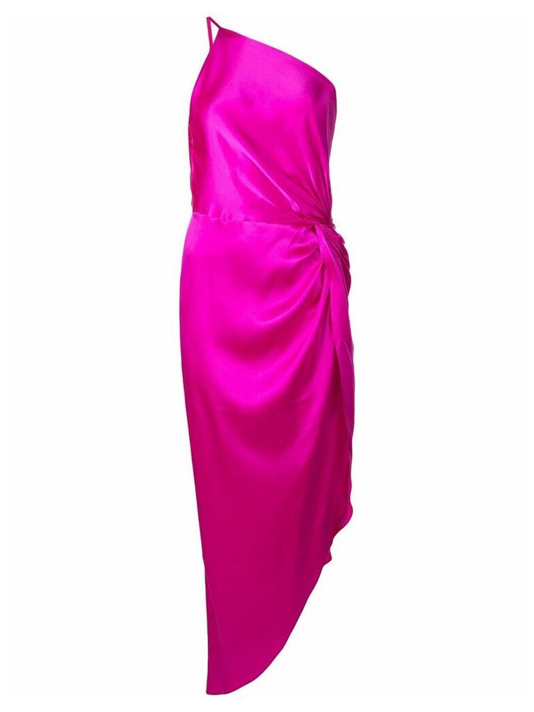 Michelle Mason twist knot gown - PINK