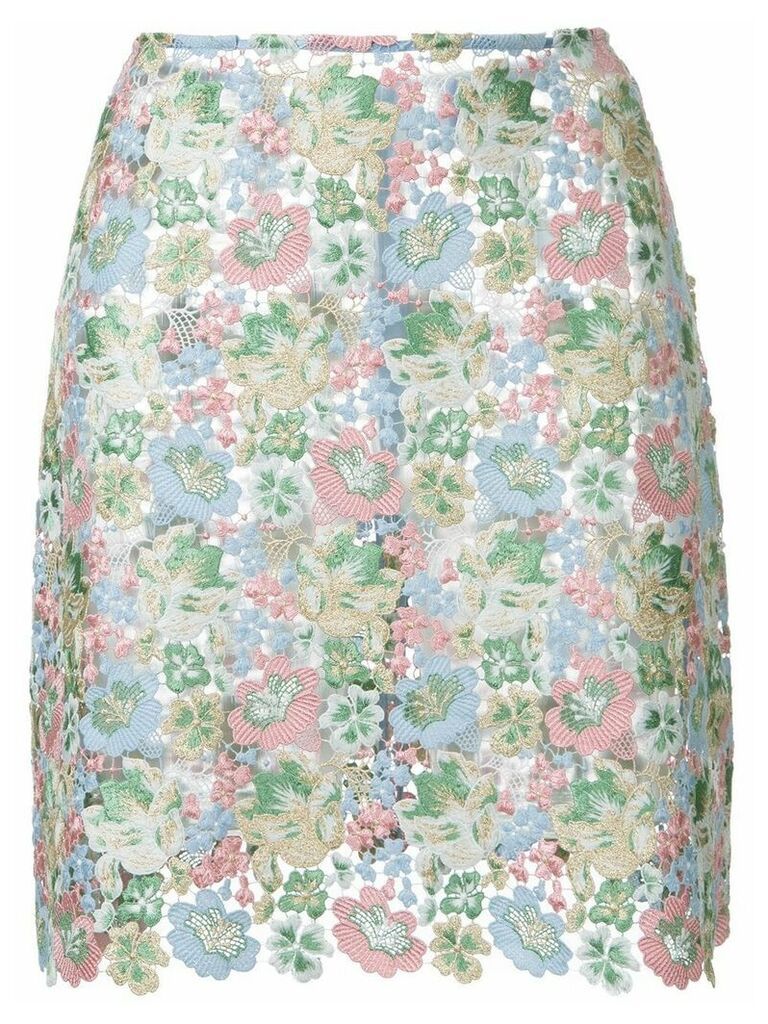 Macgraw Afrodille floral lace skirt - Multicolour