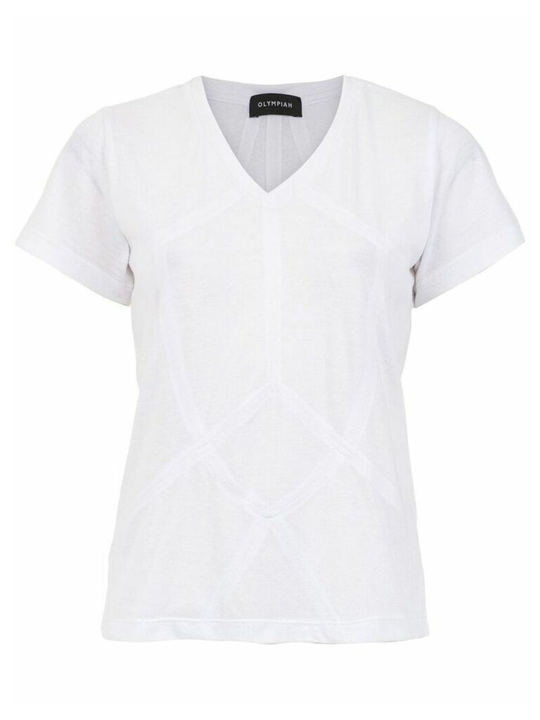 Olympiah Malta top with cut details - White