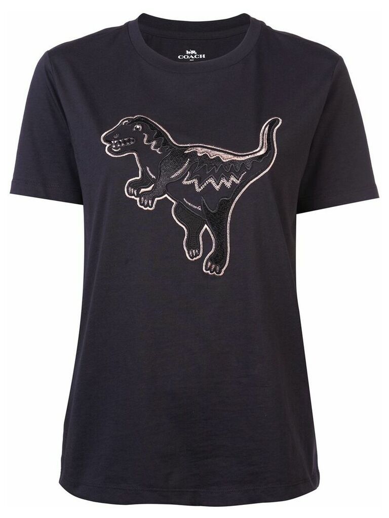Coach Embroidered Rexy T-shirt - Black