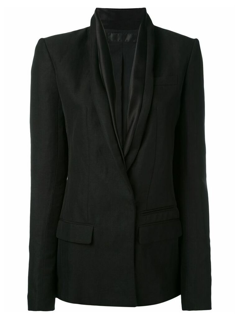 Haider Ackermann shawl collar blazer - Black