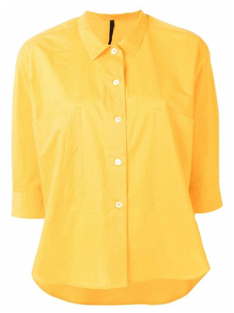 Sara Lanzi short-sleeved shirt - Yellow