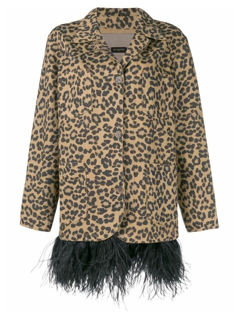 Simonetta Ravizza leopard print blazer - Brown