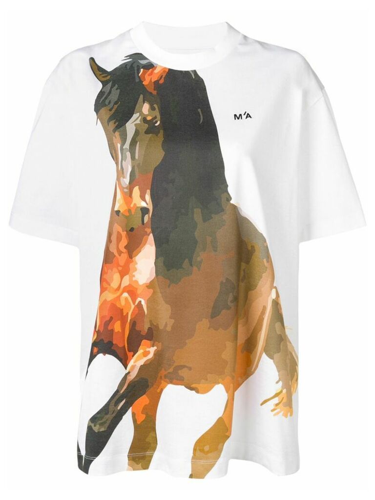 Marques'Almeida Horse print T-shirt - White