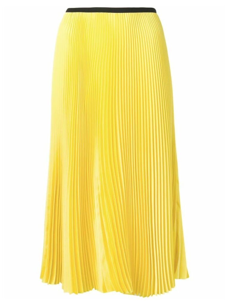 Blanca Vita Giallo pleated skirt - Yellow