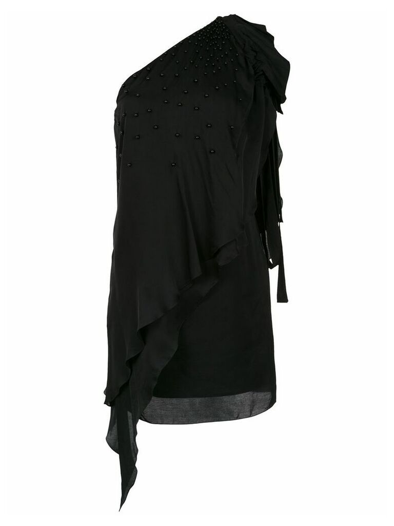 Tufi Duek one shoulder dress - Black