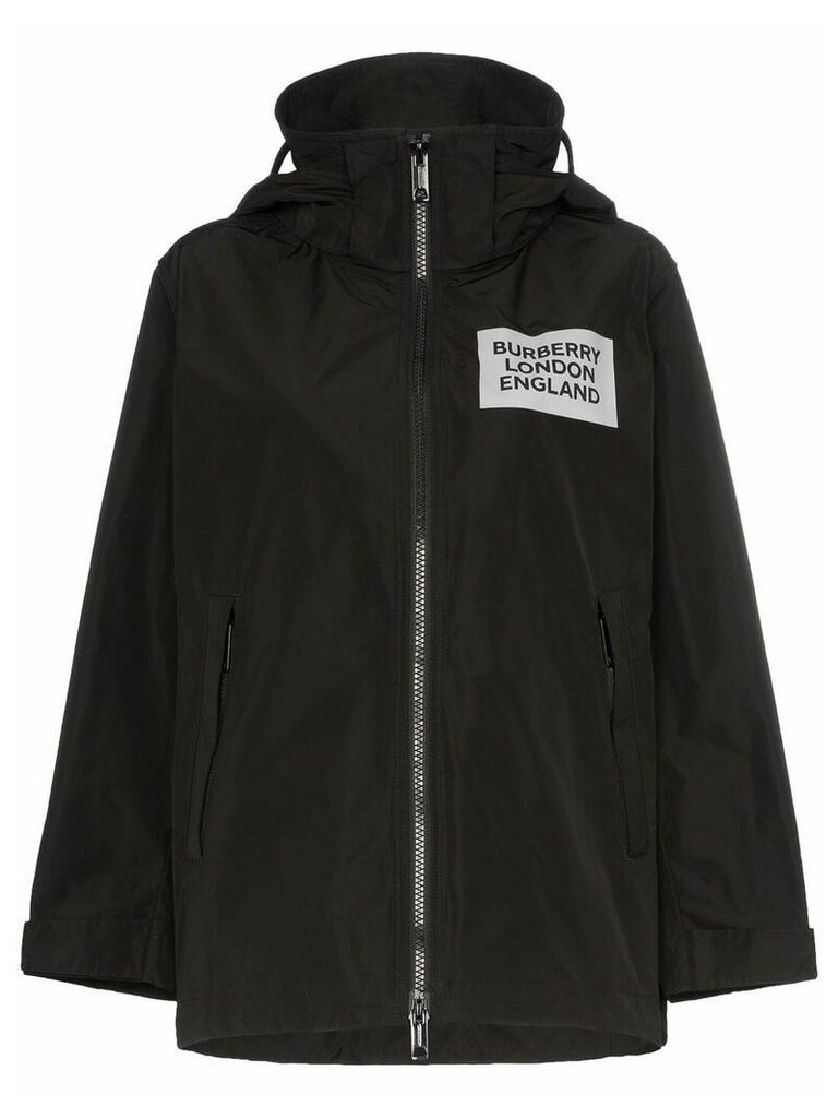 Burberry Millport hooded raincoat - Black