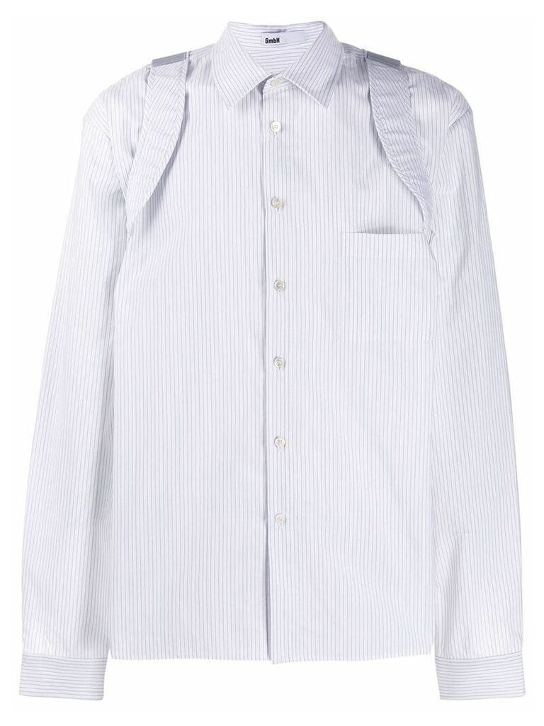 GmbH Suspender shirt - White