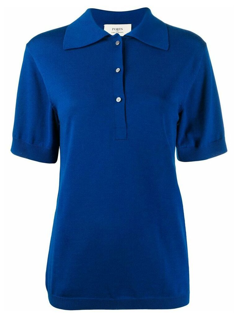 Ports 1961 Fully Fashioned polo shirt - Blue
