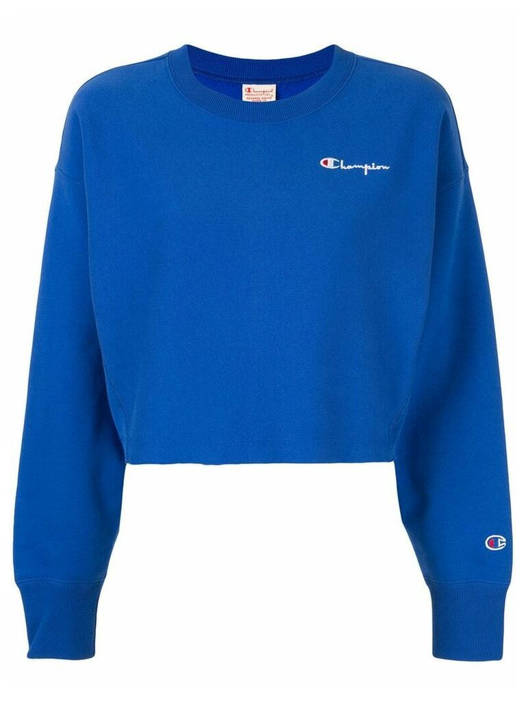 Champion cropped sweatshirt - Blue