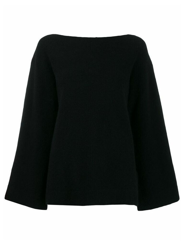 3.1 Phillip Lim long-sleeve flared sweater - Black