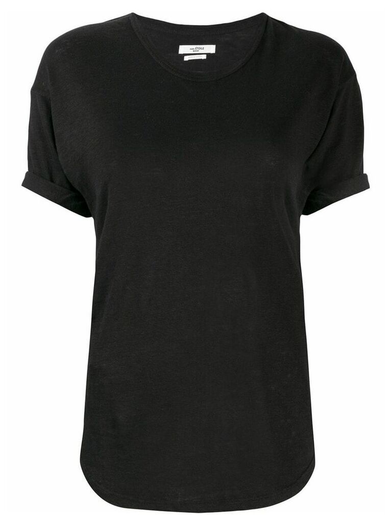Isabel Marant Étoile slim-fit linen t-shirt - Black
