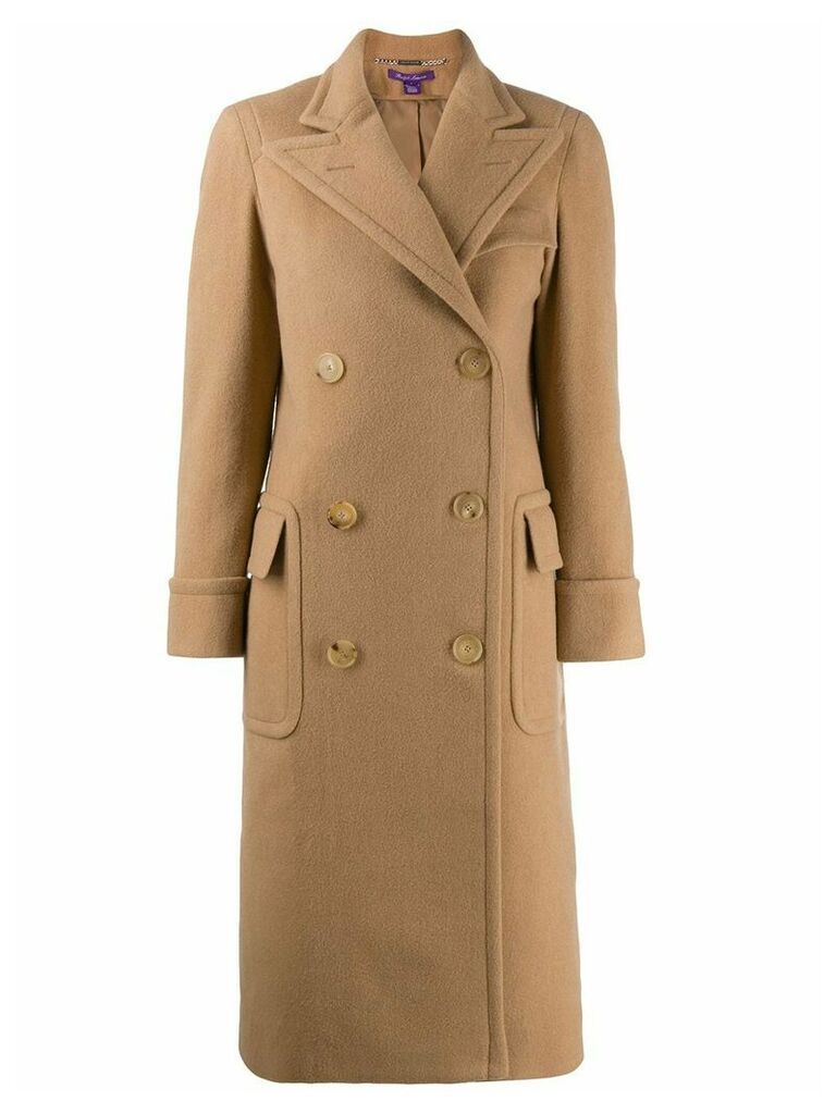 Ralph Lauren Collection classic double-breasted coat - Brown