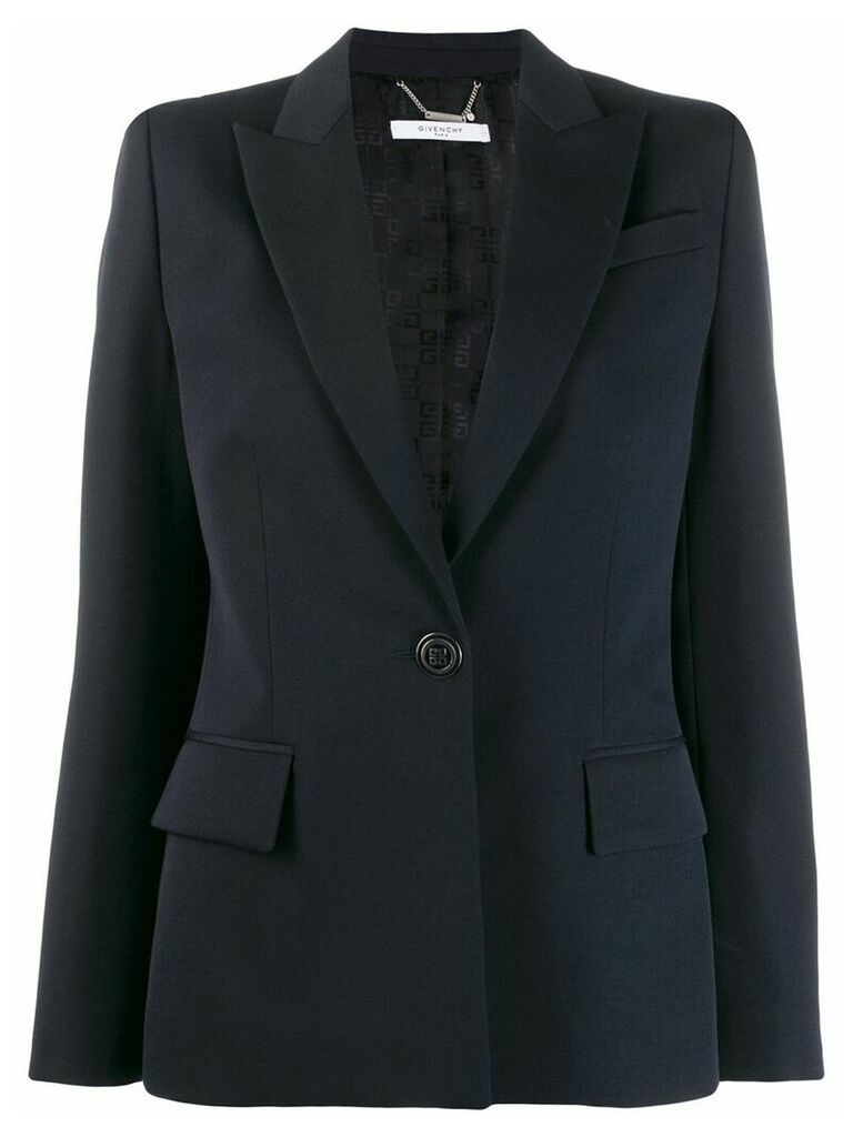 Givenchy 4G buttoned blazer - Blue