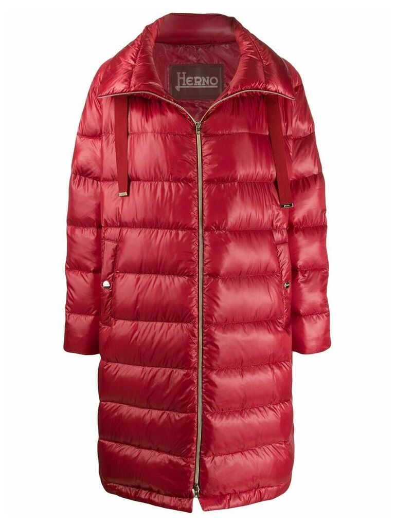 Herno padded shell jacket - Red