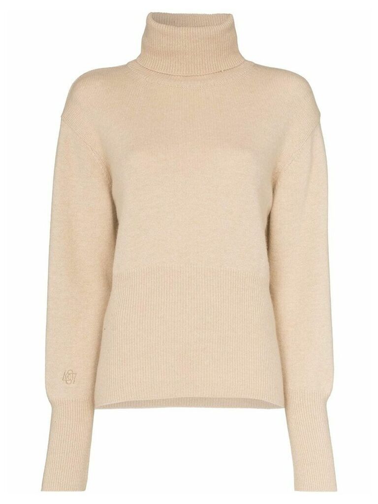 Low Classic roll-neck knitted sweater - NEUTRALS