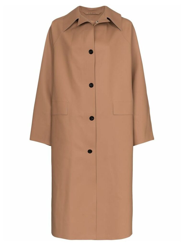 Kassl Editions oversized coat - NEUTRALS