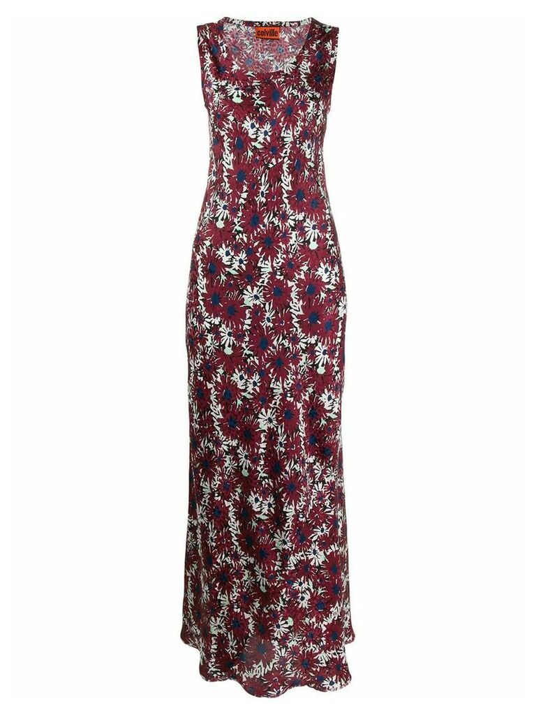 colville floral print dress - PURPLE