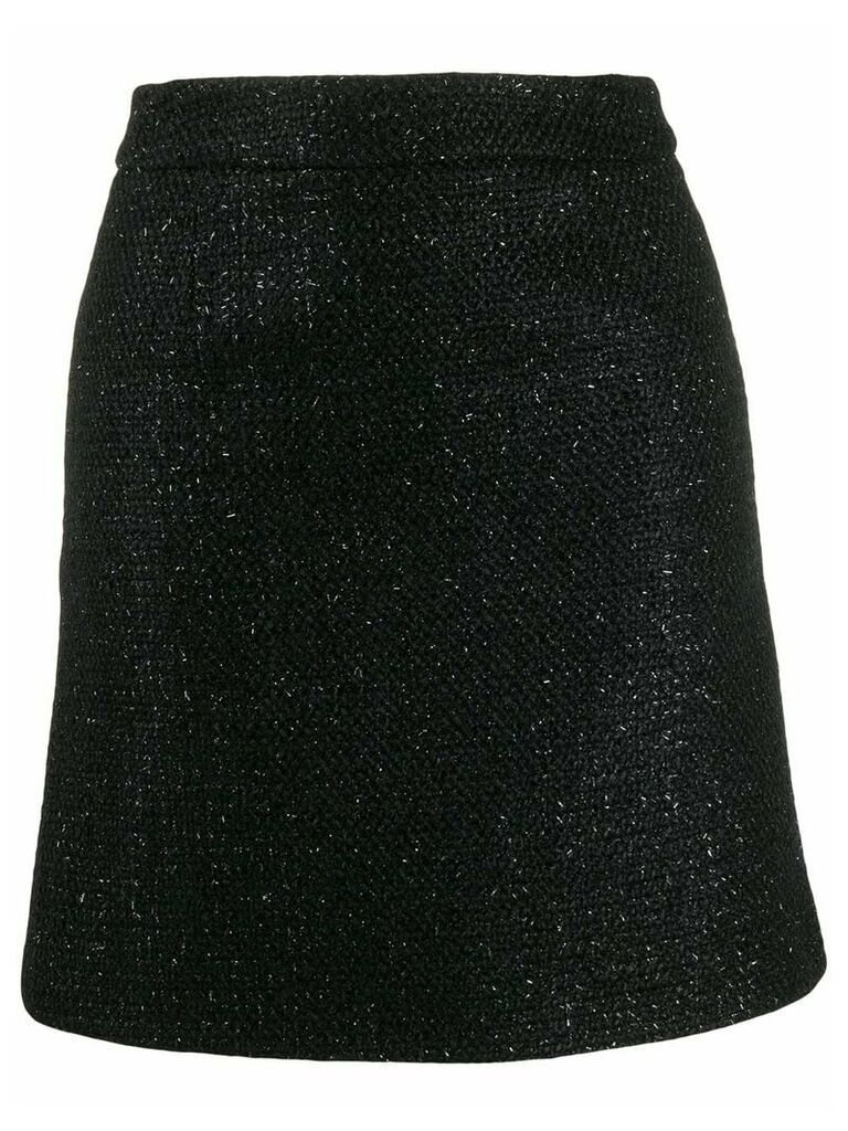 AMIRI Boucle short skirt - Black