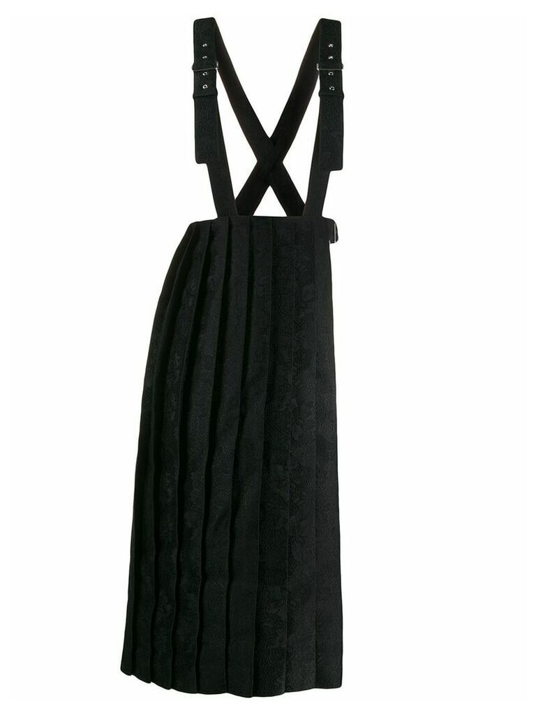 Comme Des Garçons Noir Kei Ninomiya layered pleated skirt - Black