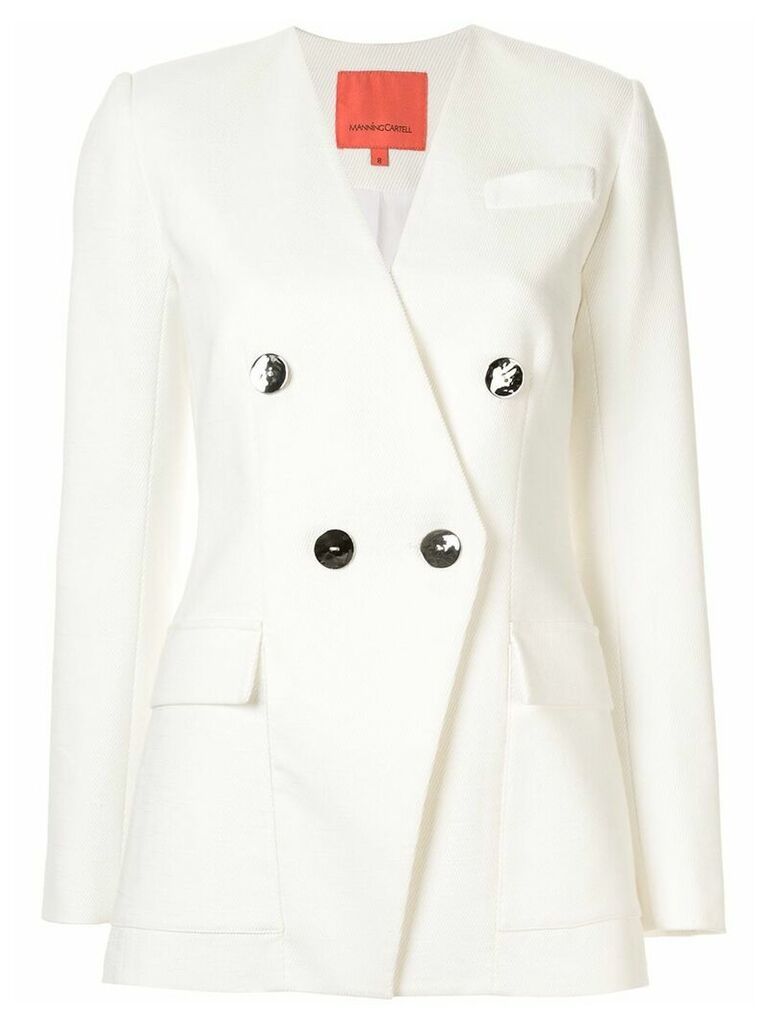 Manning Cartell Keynote double-breasted blazer - White